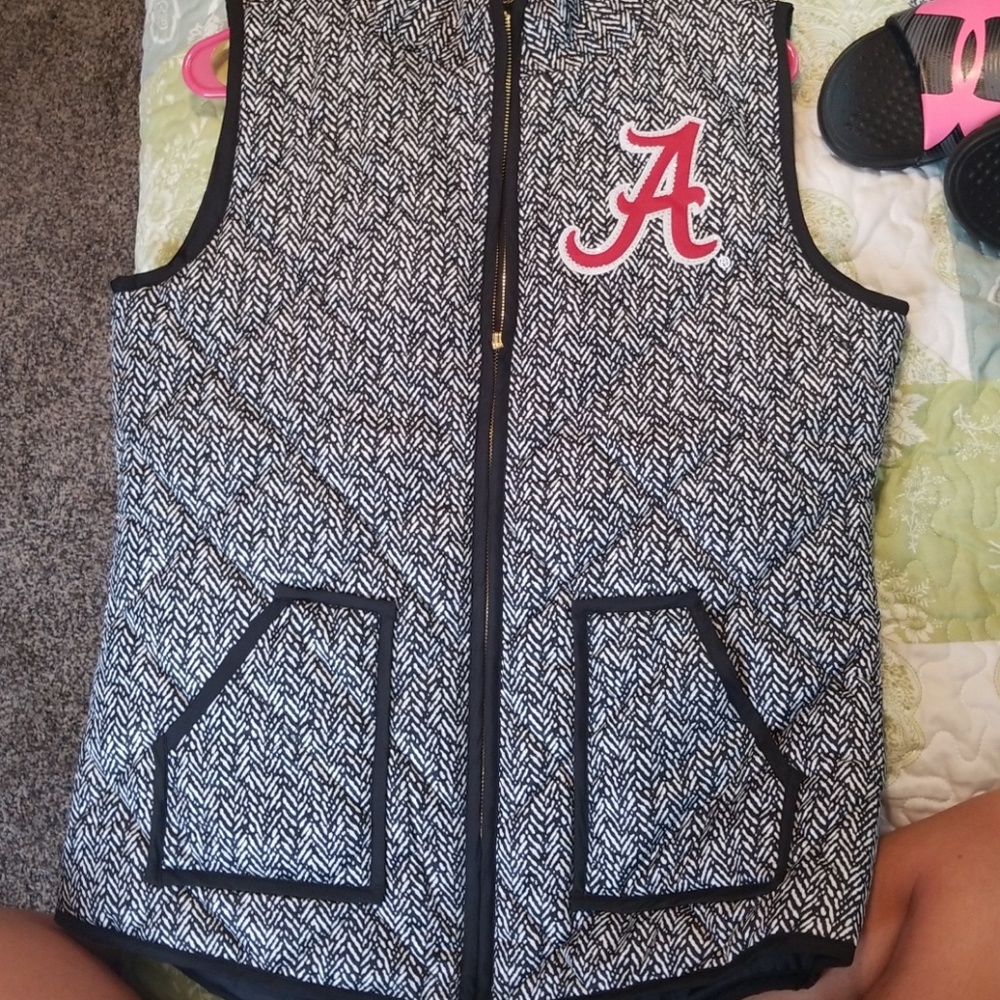 Alabama houndstooth vest